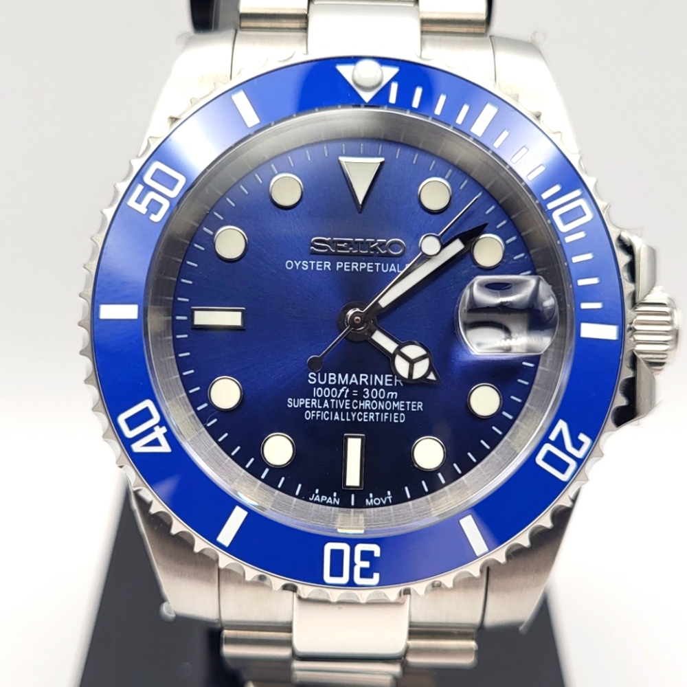 New Custom SeikoMod 40mm Automatic Dive Watch